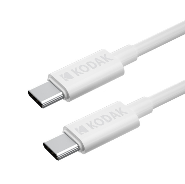 Cable Kodak USB C a USB C 1M blanco